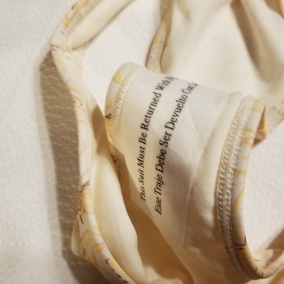 NWT PAISLEY PRINT BIKINI BOTTOM SWIM HIGH WAISTED MEDIUM COVERAGE. cute - Picture 5 of 7